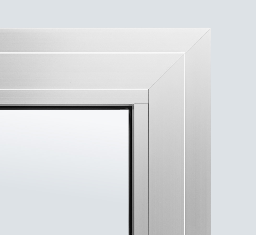Fenster Aluminium Verdeckte-drehpunkte-detail